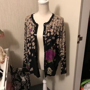 Chico’s sequin cardigan